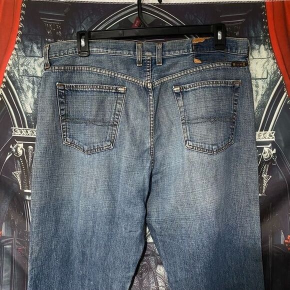 Lucky Brand Denim Vintage Jeans Men's 38 Made In USA - Loose Baggy Jeans - Picture 2 of 7